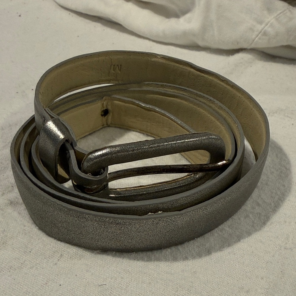 J. Crew Women's Silver Belt